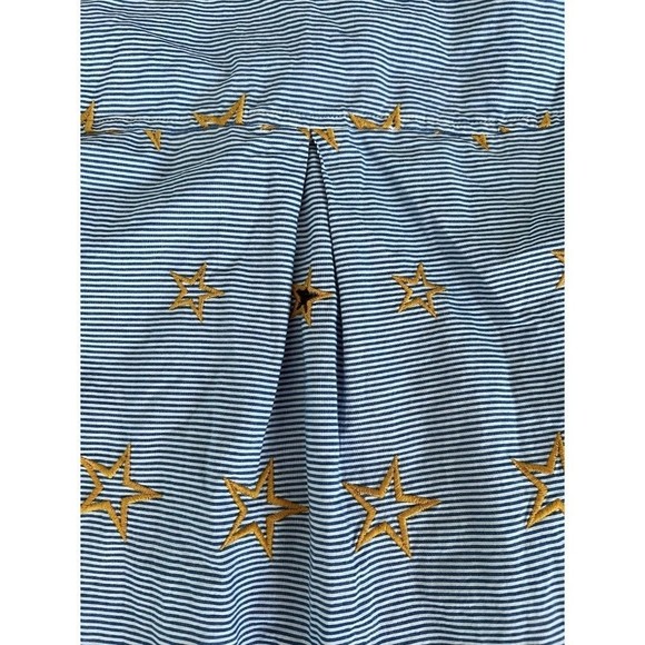 Madewell Women’s Star Embroidered‎ Shirt XXS - Picture 6 of 8